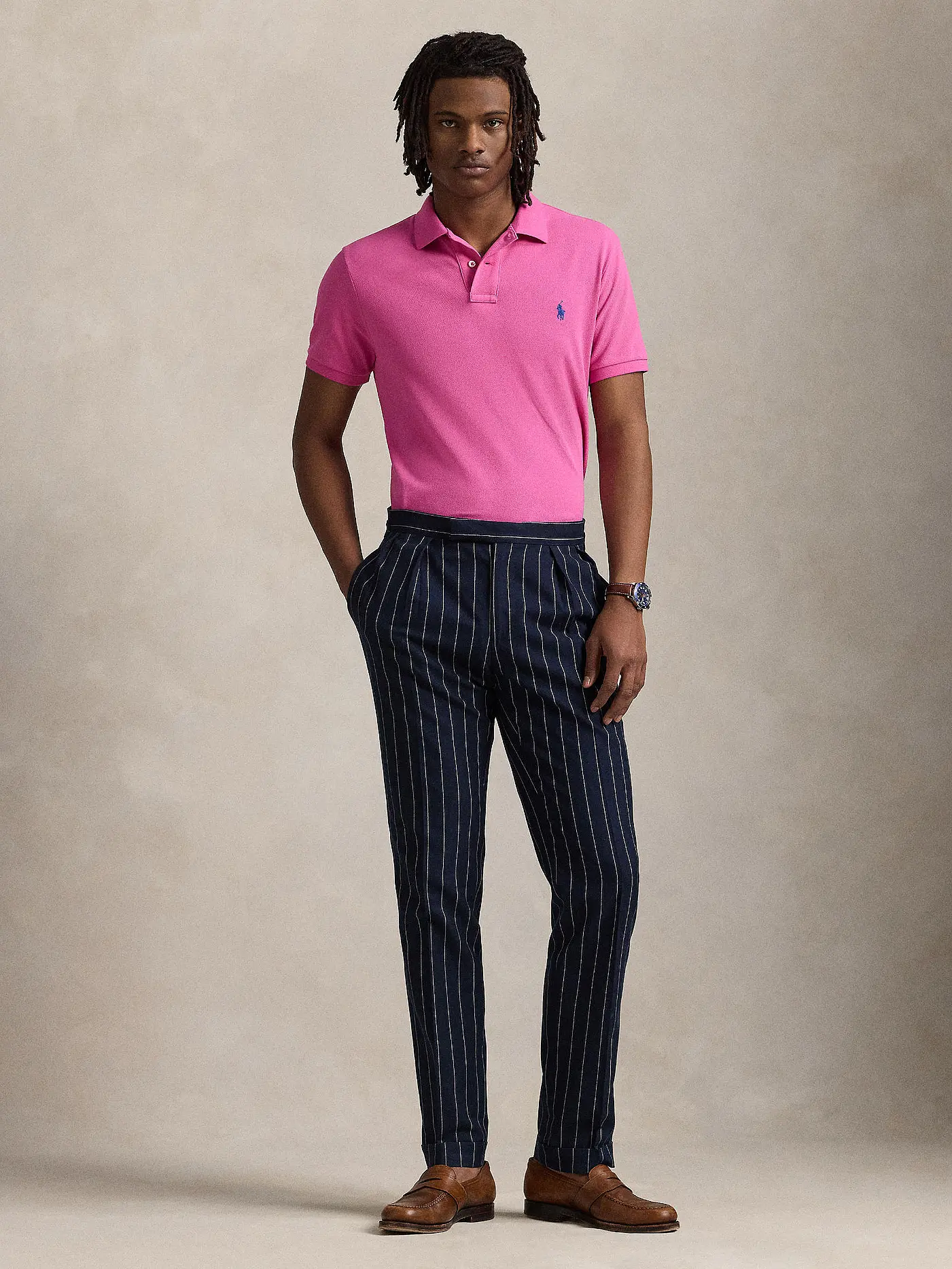 POLO RALPH LAUREN | Poloshirt Custom Slim Fit | pink